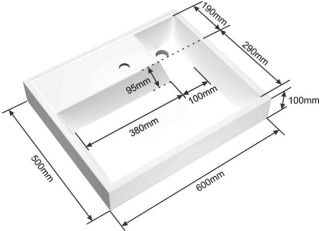 Раковина над стиральной машиной СанТа Юпитер 900117 60см белый